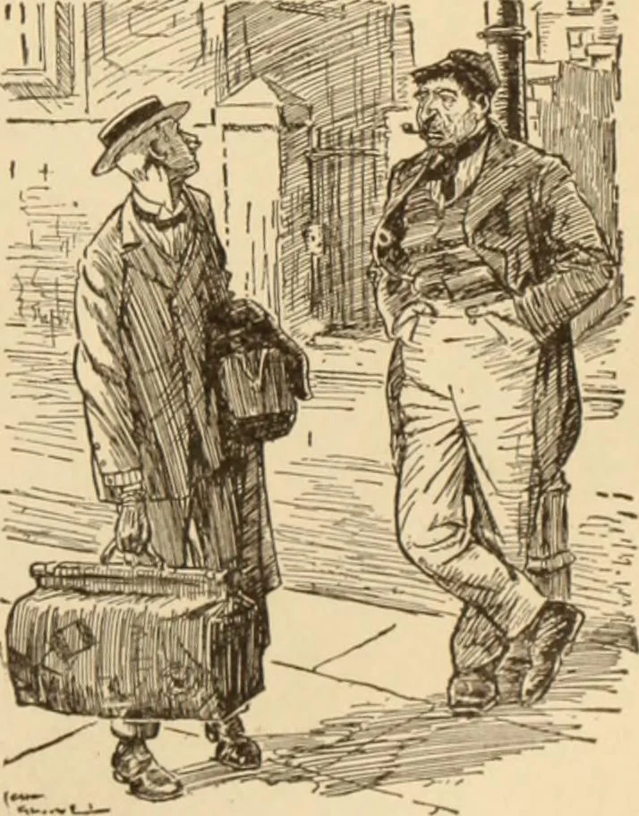 An illustration from Caricature. ed 1913, 1913, leaf 134