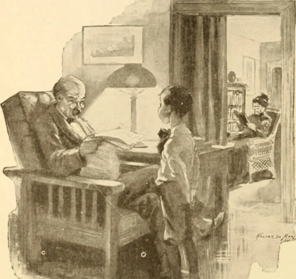 An illustration from Caricature. ed 1913, 1913, leaf 137