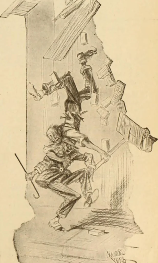 An illustration from Caricature. ed 1913, 1913, leaf 138