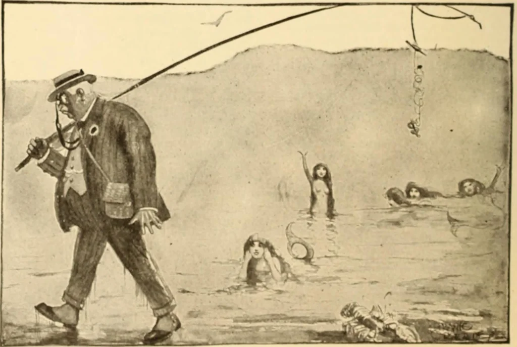An illustration from Caricature. ed 1913, 1913, leaf 139