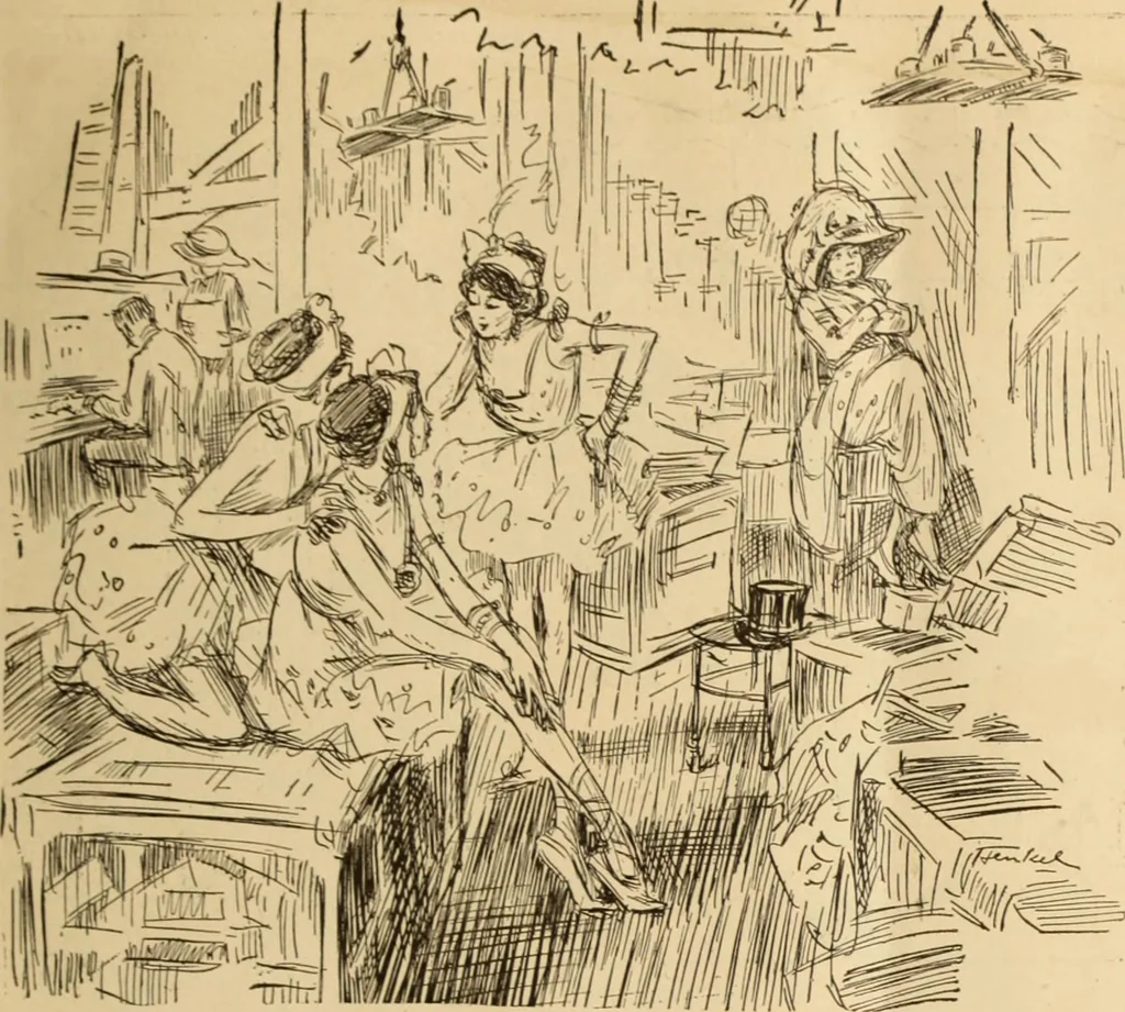 An illustration from Caricature. ed 1913, 1913, leaf 14