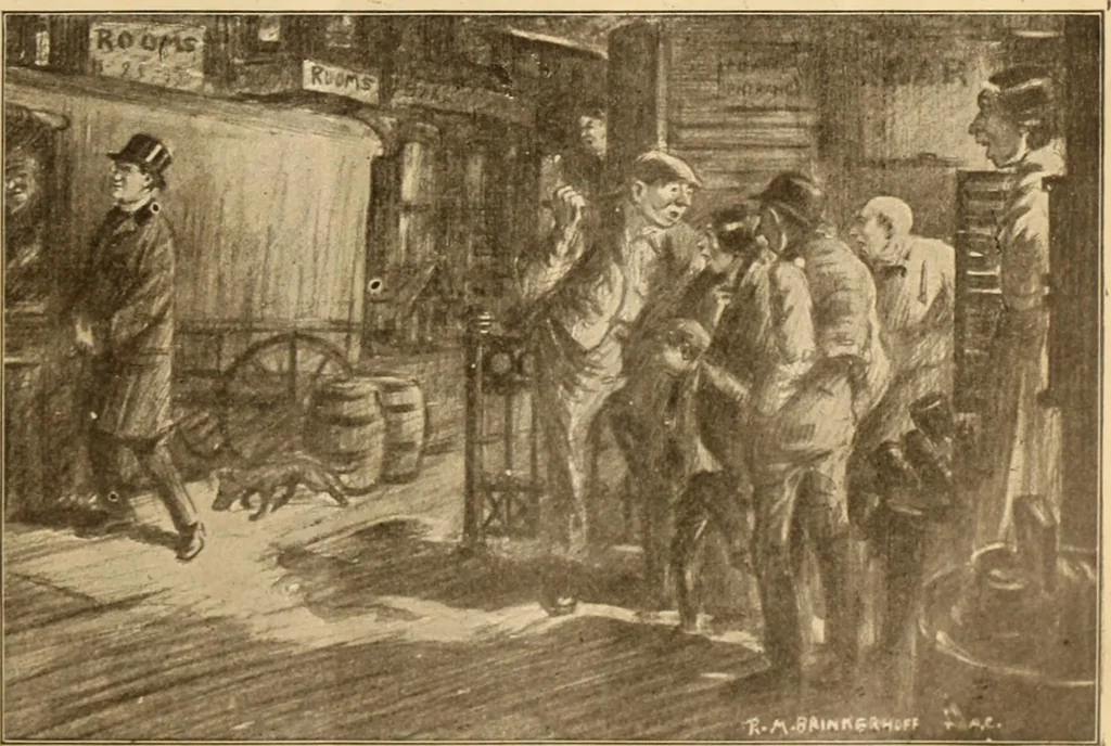 An illustration from Caricature. ed 1913, 1913, leaf 14