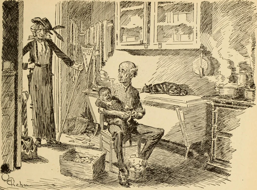 An illustration from Caricature. ed 1913, 1913, leaf 140