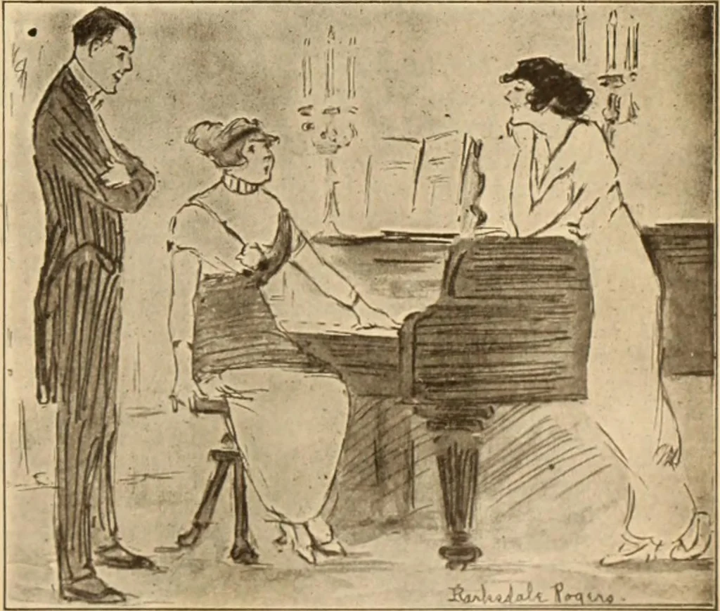 An illustration from Caricature. ed 1913, 1913, leaf 144