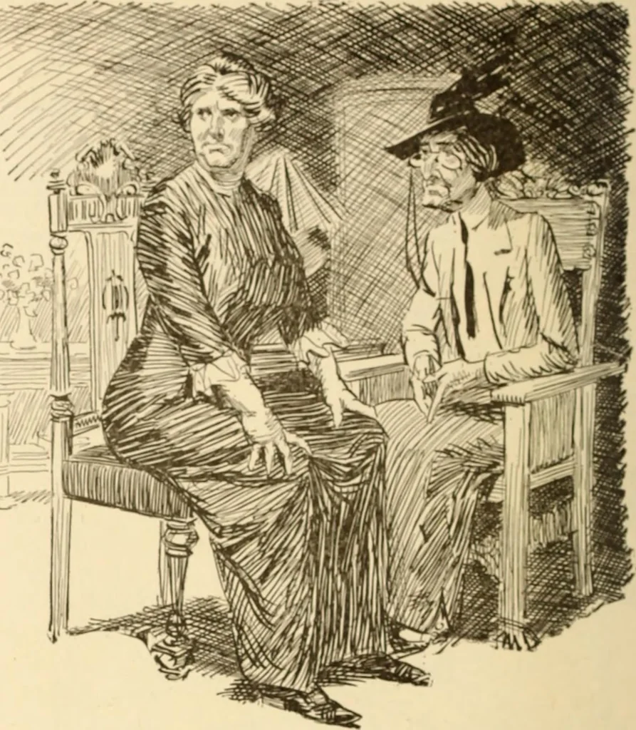 An illustration from Caricature. ed 1913, 1913, leaf 145