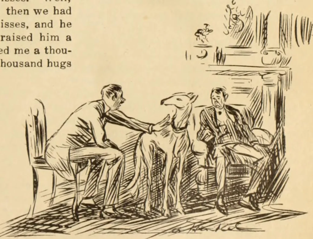 An illustration from Caricature. ed 1913, 1913, leaf 146