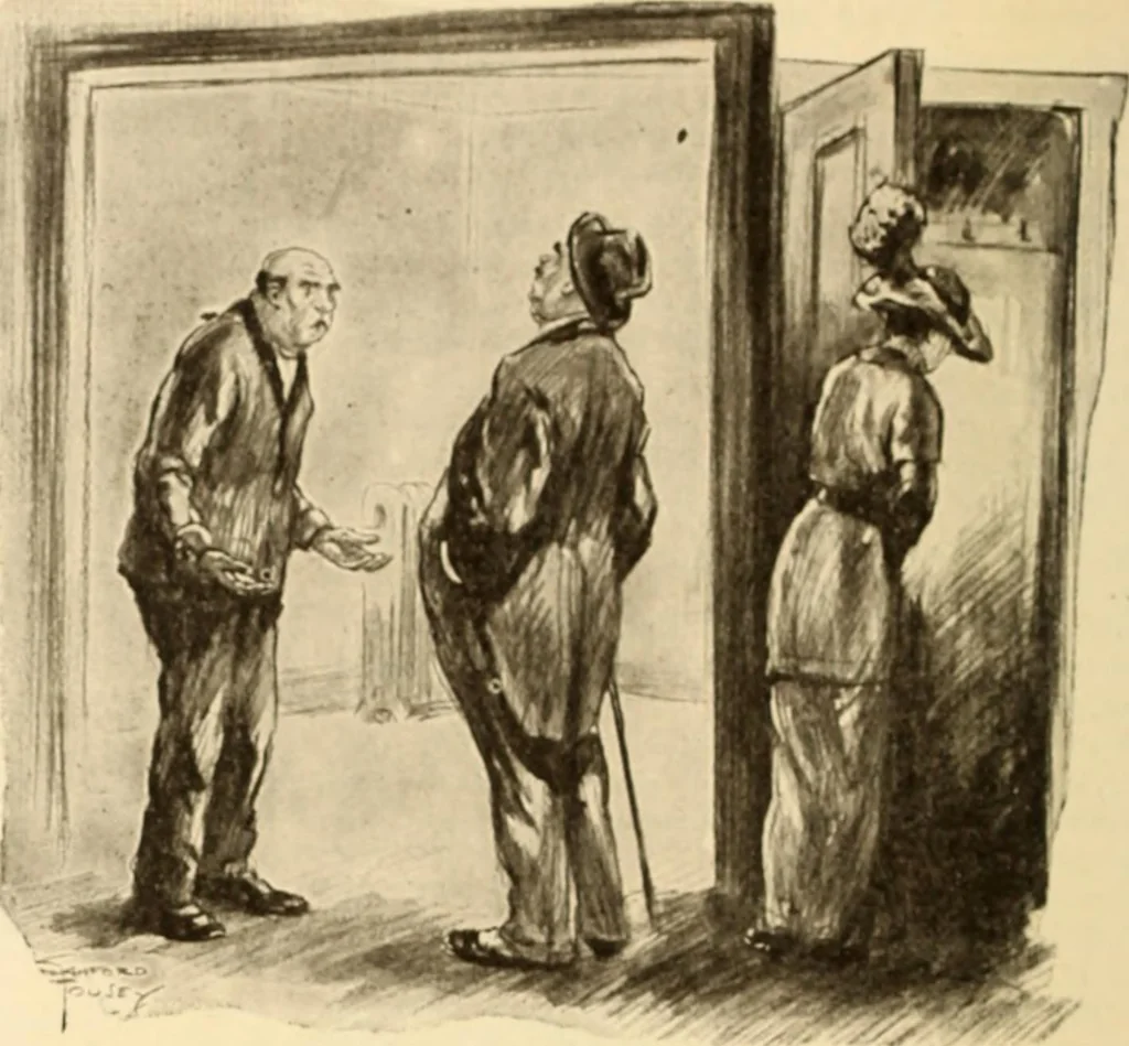 An illustration from Caricature. ed 1913, 1913, leaf 149