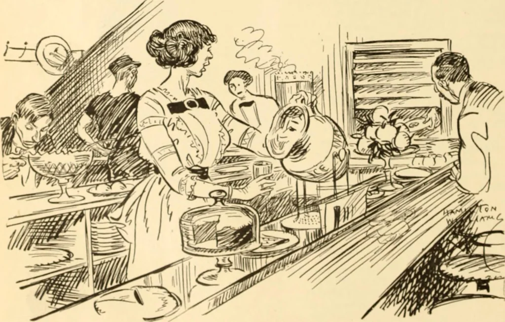 An illustration from Caricature. ed 1913, 1913, leaf 151