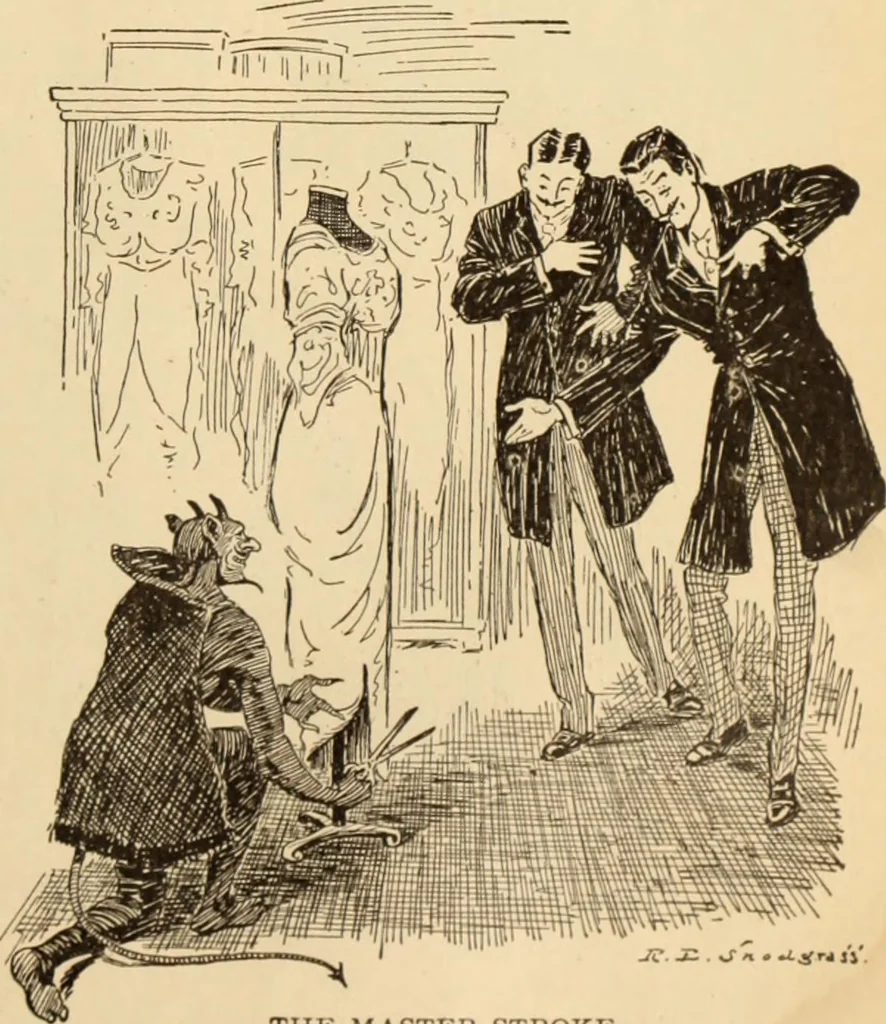 An illustration from Caricature. ed 1913, 1913, leaf 152