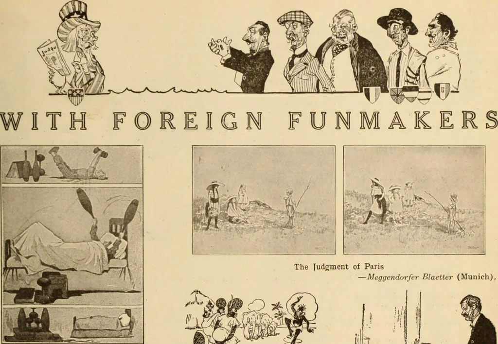 An illustration from Caricature. ed 1913, 1913, leaf 154