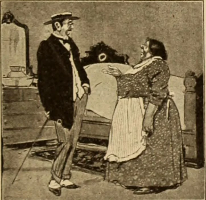 An illustration from Caricature. ed 1913, 1913, leaf 154