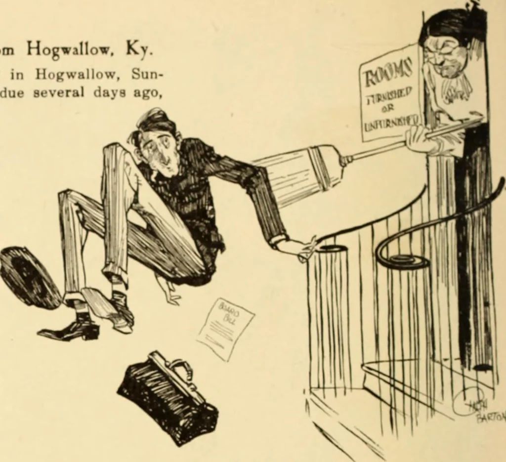 An illustration from Caricature. ed 1913, 1913, leaf 155