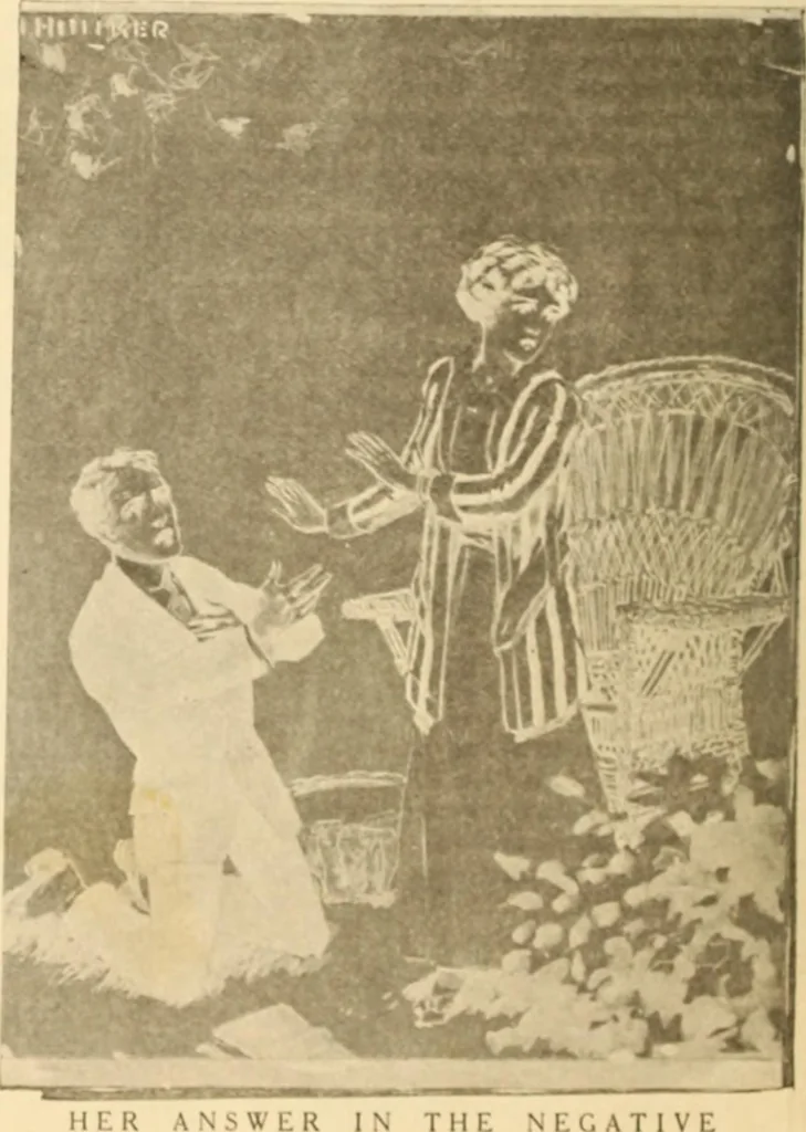 An illustration from Caricature. ed 1913, 1913, leaf 157
