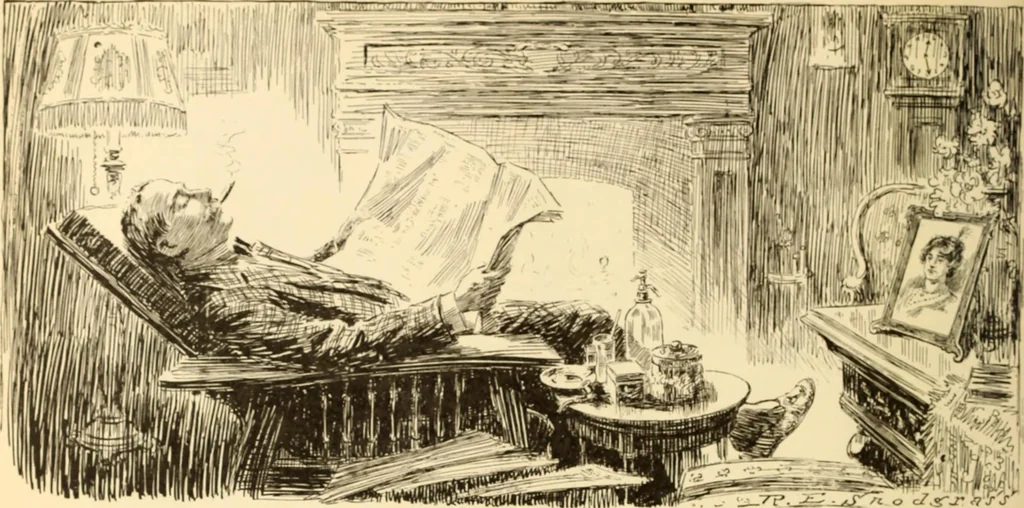 An illustration from Caricature. ed 1913, 1913, leaf 159