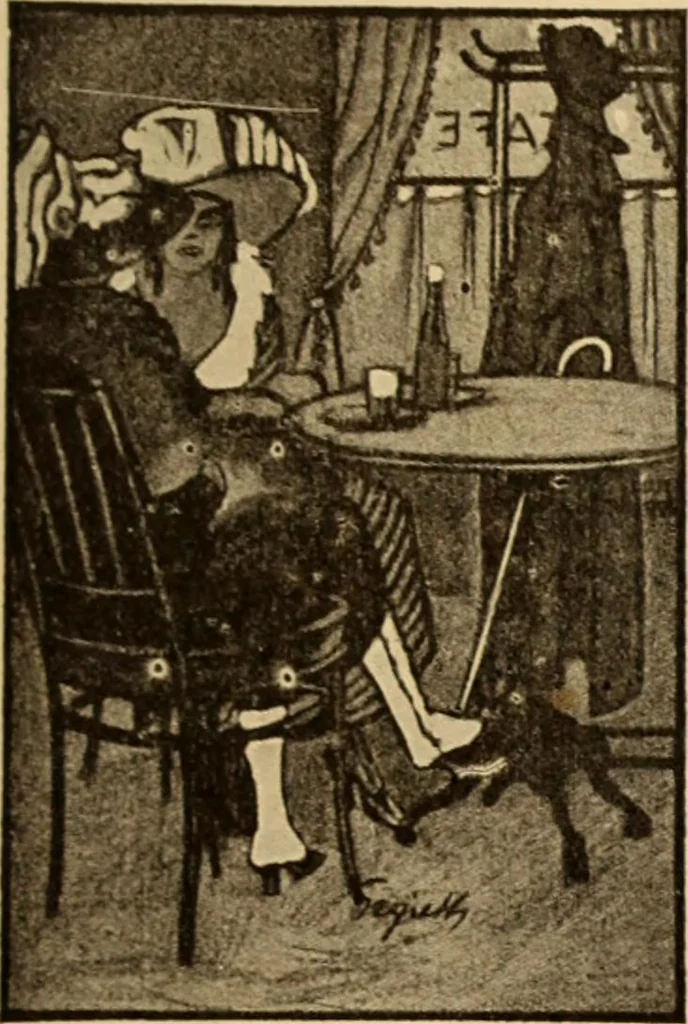 An illustration from Caricature. ed 1913, 1913, leaf 16
