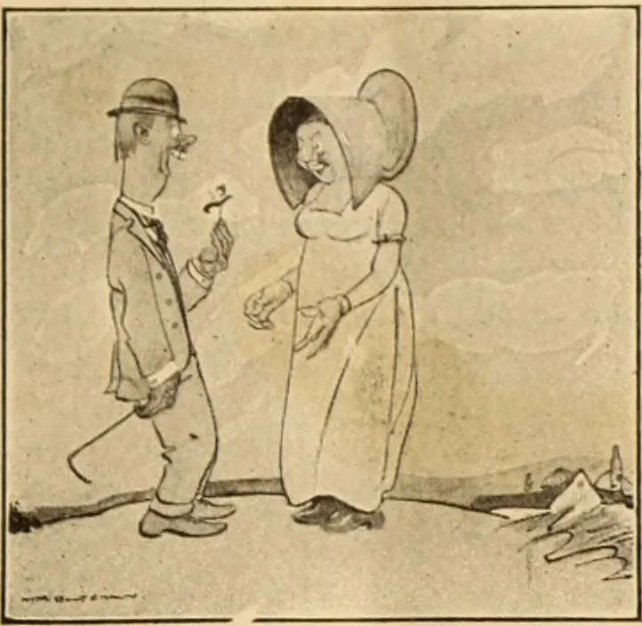 An illustration from Caricature. ed 1913, 1913, leaf 16