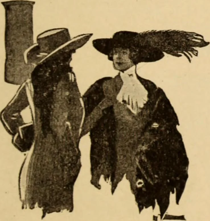 An illustration from Caricature. ed 1913, 1913, leaf 16