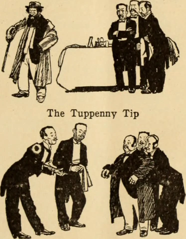 An illustration from Caricature. ed 1913, 1913, leaf 16