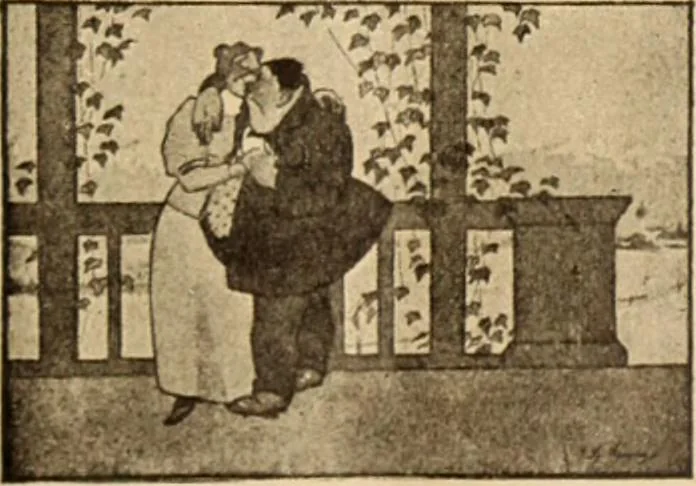 An illustration from Caricature. ed 1913, 1913, leaf 16