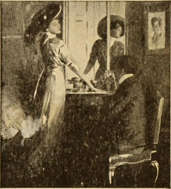 An illustration from Caricature. ed 1913, 1913, leaf 16