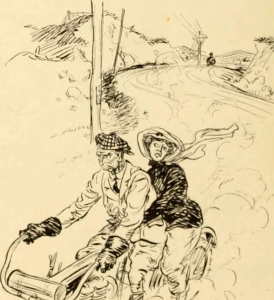 An illustration from Caricature. ed 1913, 1913, leaf 161
