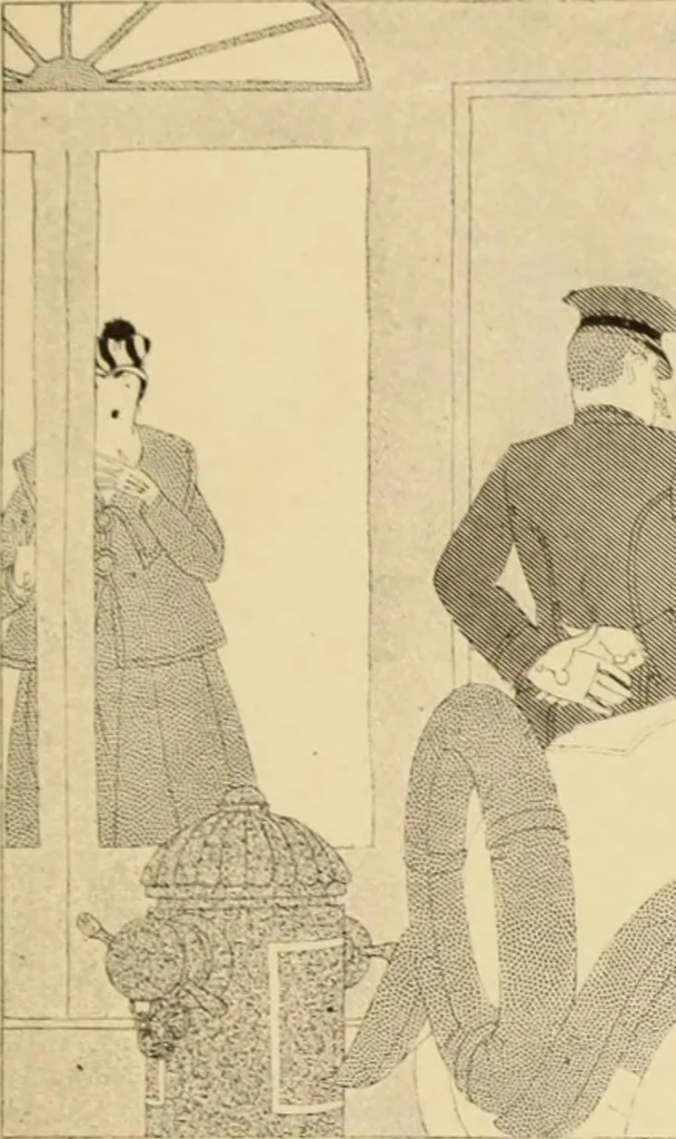 An illustration from Caricature. ed 1913, 1913, leaf 162