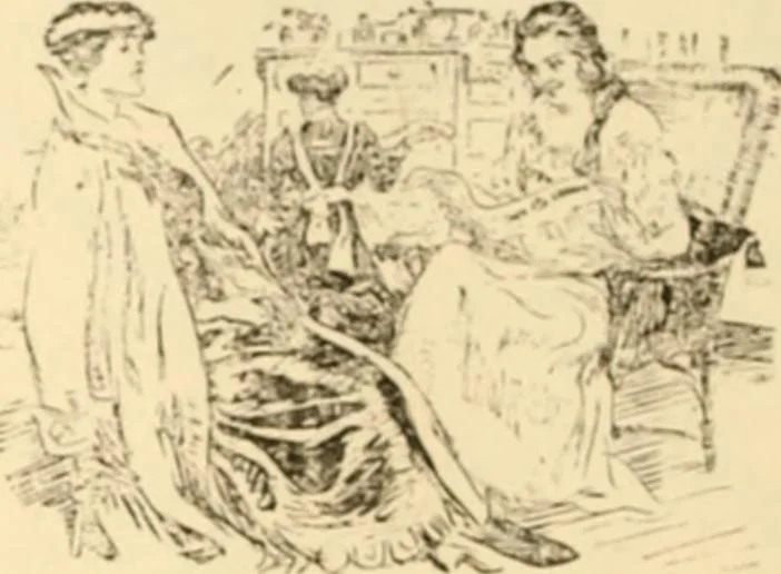 An illustration from Caricature. ed 1913, 1913, leaf 165