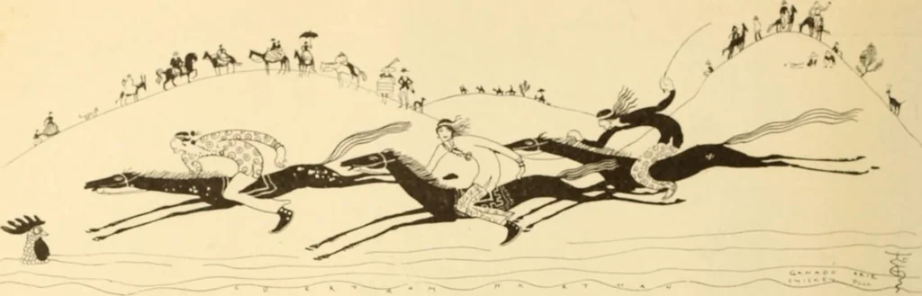 An illustration from Caricature. ed 1913, 1913, leaf 167