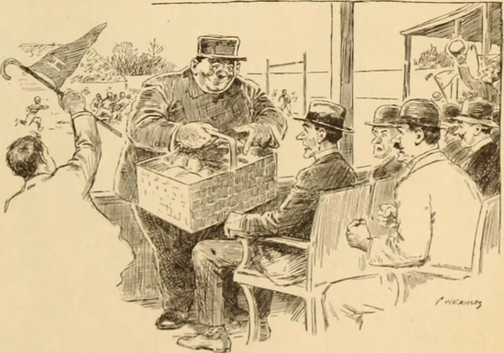 An illustration from Caricature. ed 1913, 1913, leaf 168