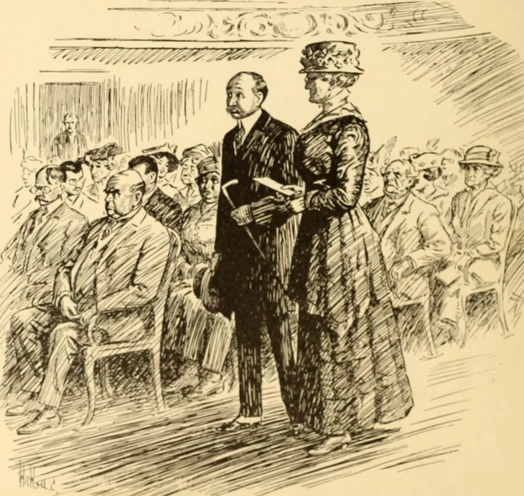 An illustration from Caricature. ed 1913, 1913, leaf 169