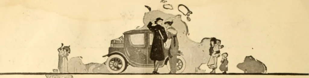 An illustration from Caricature. ed 1913, 1913, leaf 17