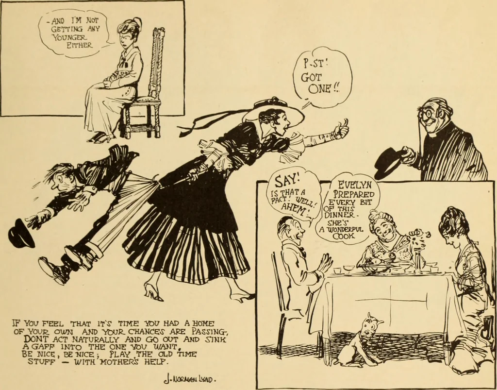 An illustration from Caricature. ed 1913, 1913, leaf 170