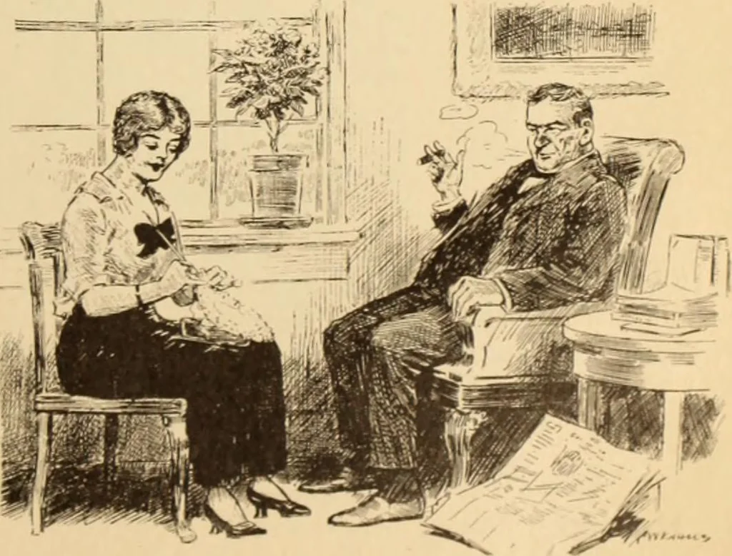 An illustration from Caricature. ed 1913, 1913, leaf 176