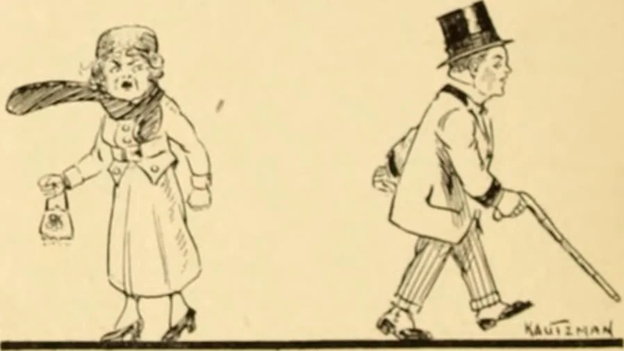 An illustration from Caricature. ed 1913, 1913, leaf 177