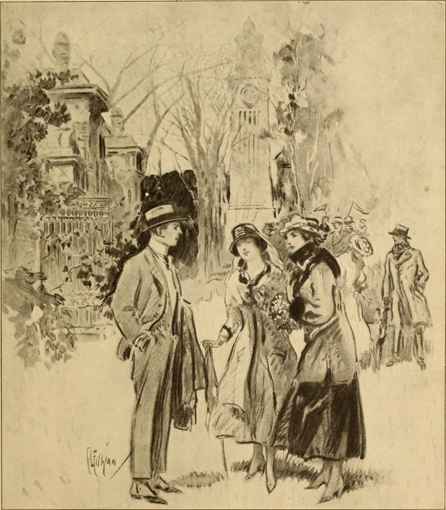 An illustration from Caricature. ed 1913, 1913, leaf 178
