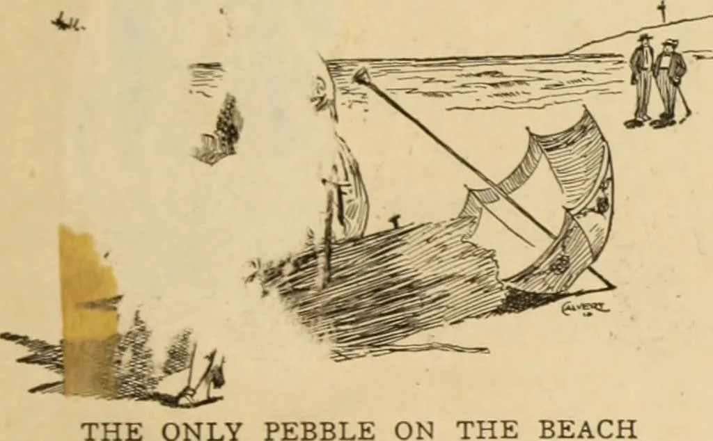 An illustration from Caricature. ed 1913, 1913, leaf 18