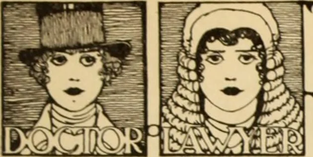 An illustration from Caricature. ed 1913, 1913, leaf 180