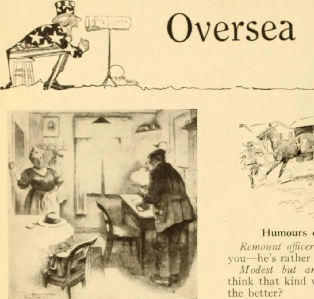 An illustration from Caricature. ed 1913, 1913, leaf 181