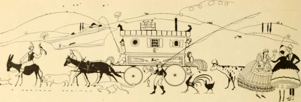 An illustration from Caricature. ed 1913, 1913, leaf 183