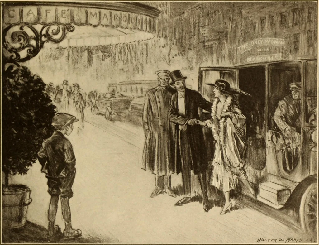 An illustration from Caricature. ed 1913, 1913, leaf 184