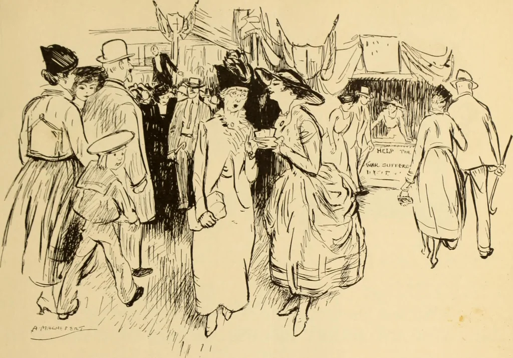 An illustration from Caricature. ed 1913, 1913, leaf 186