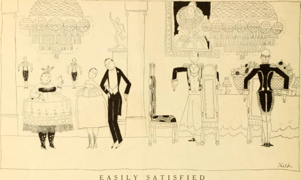 An illustration from Caricature. ed 1913, 1913, leaf 187