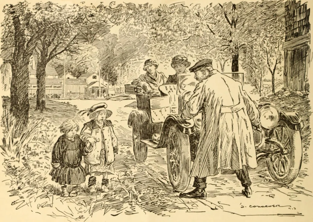 An illustration from Caricature. ed 1913, 1913, leaf 19