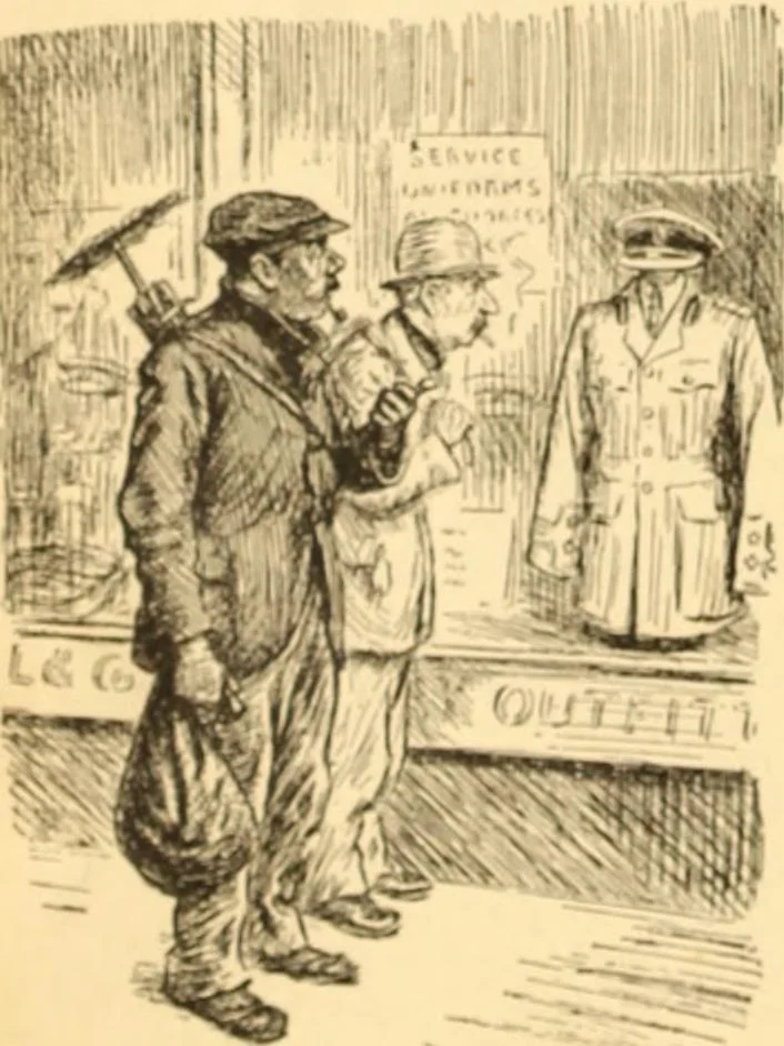 An illustration from Caricature. ed 1913, 1913, leaf 191