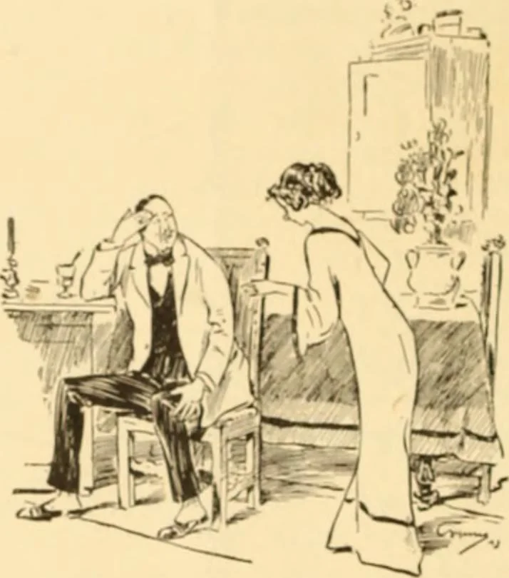 An illustration from Caricature. ed 1913, 1913, leaf 191