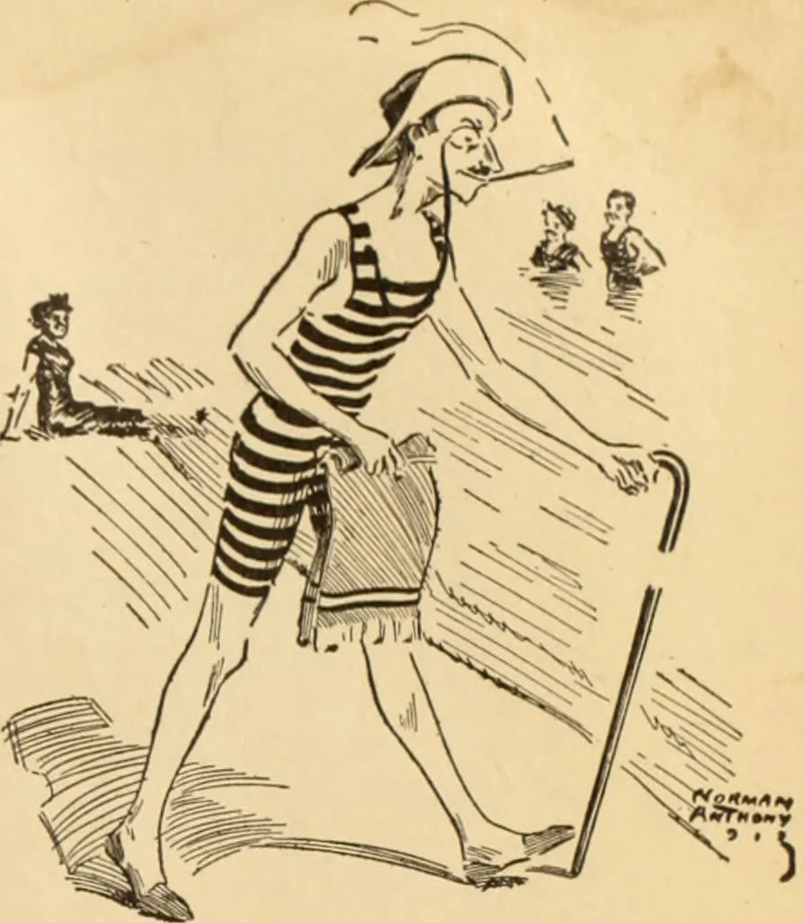 An illustration from Caricature. ed 1913, 1913, leaf 20