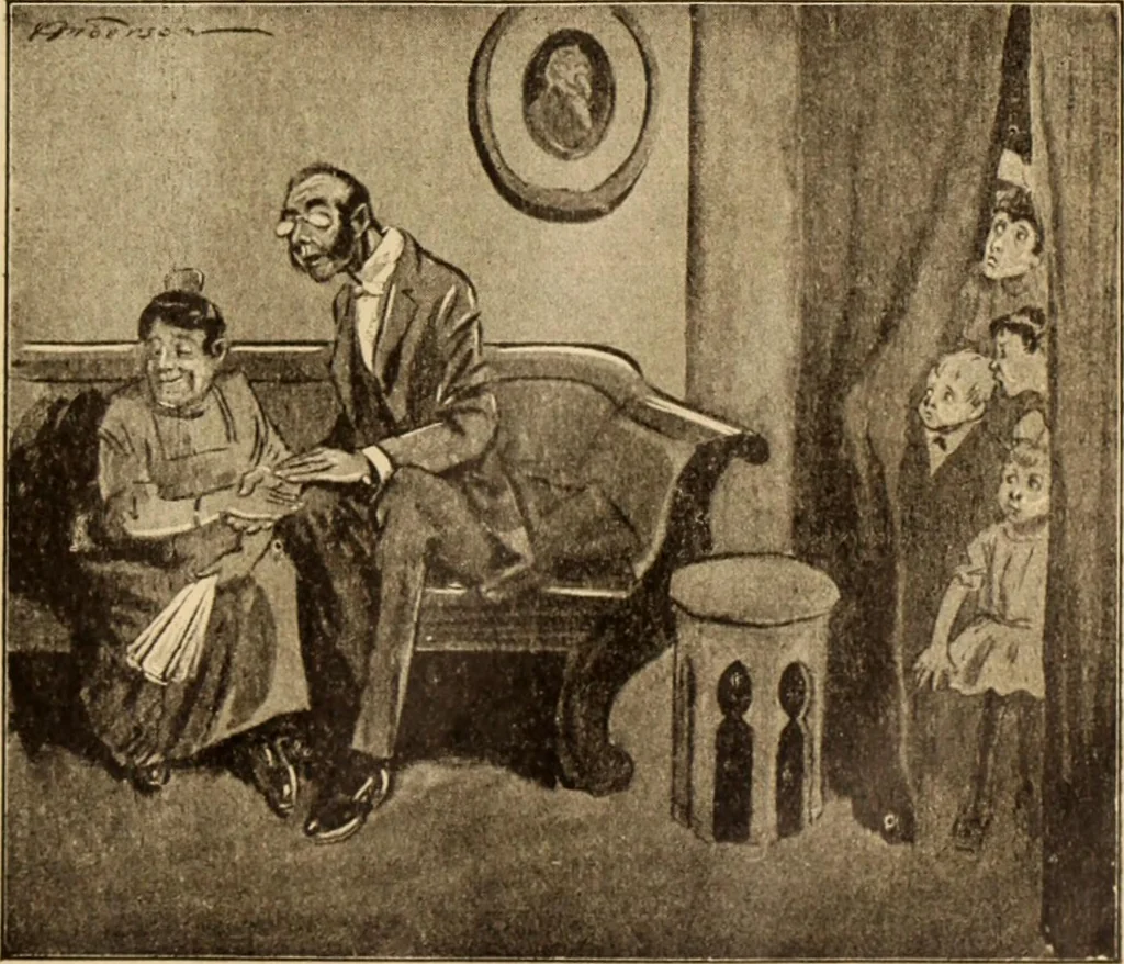 An illustration from Caricature. ed 1913, 1913, leaf 20