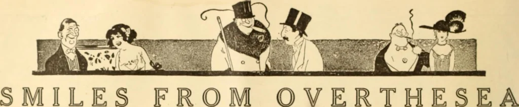An illustration from Caricature. ed 1913, 1913, leaf 23