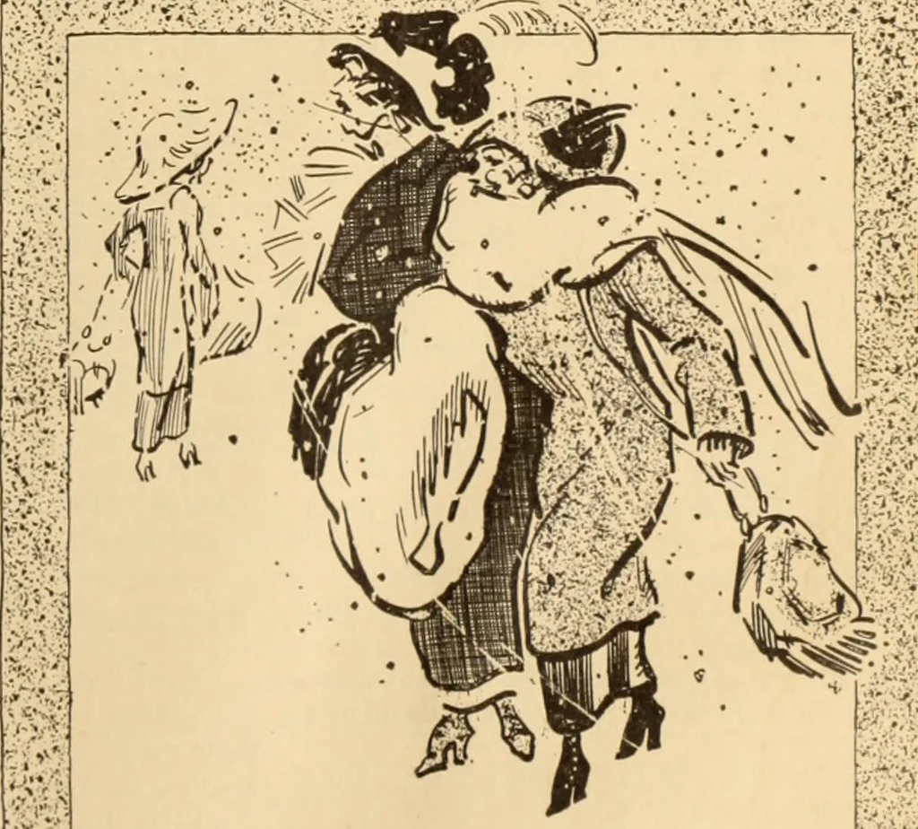 An illustration from Caricature. ed 1913, 1913, leaf 24