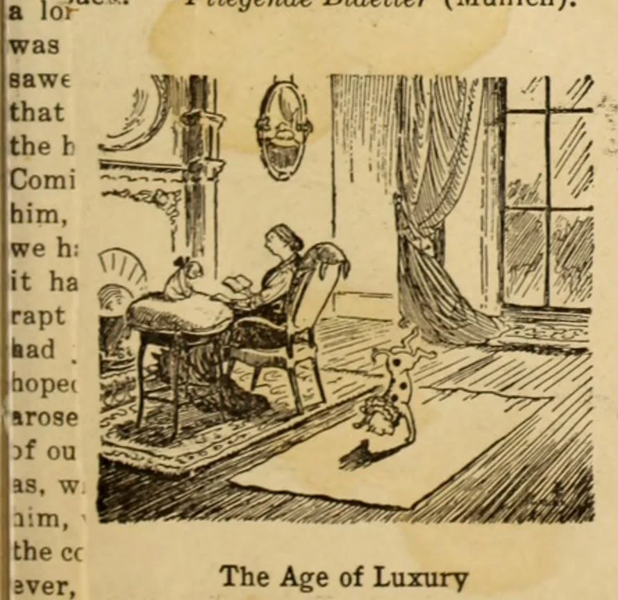 An illustration from Caricature. ed 1913, 1913, leaf 28